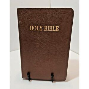 Holy Bible Revised Standard Version Cokesbury 1984 Brown 8" by 5" Study Helps